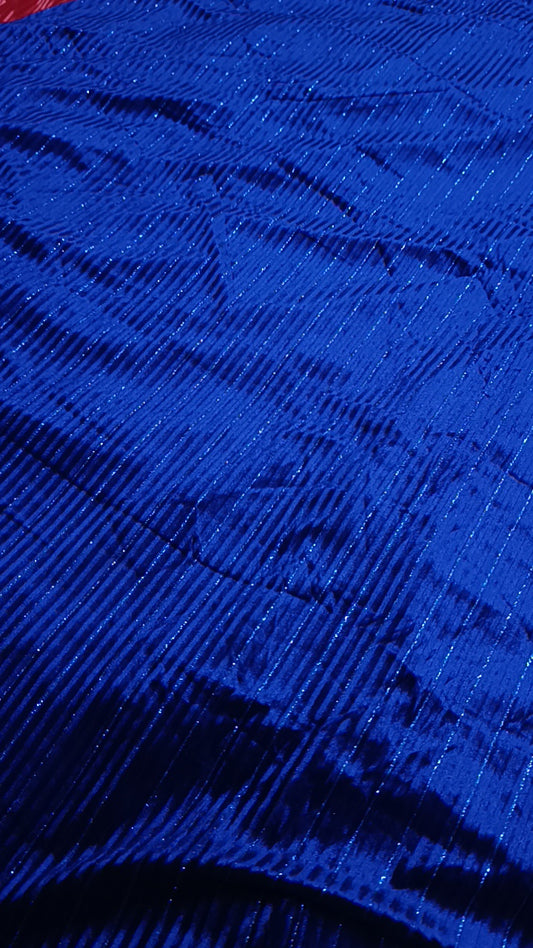 2pc chamki blue velvet
