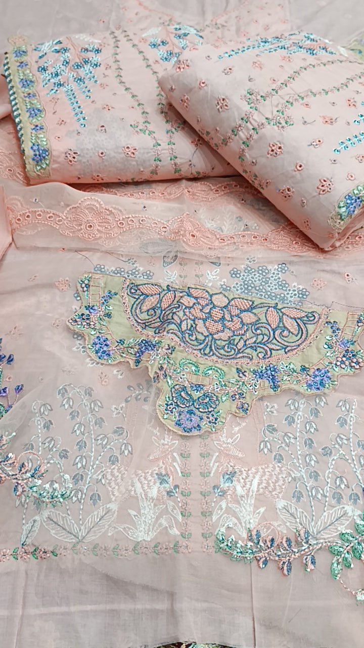 3pc MB kinza peechy lawn