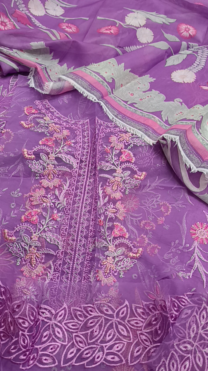 3pc aaida lilac lawn