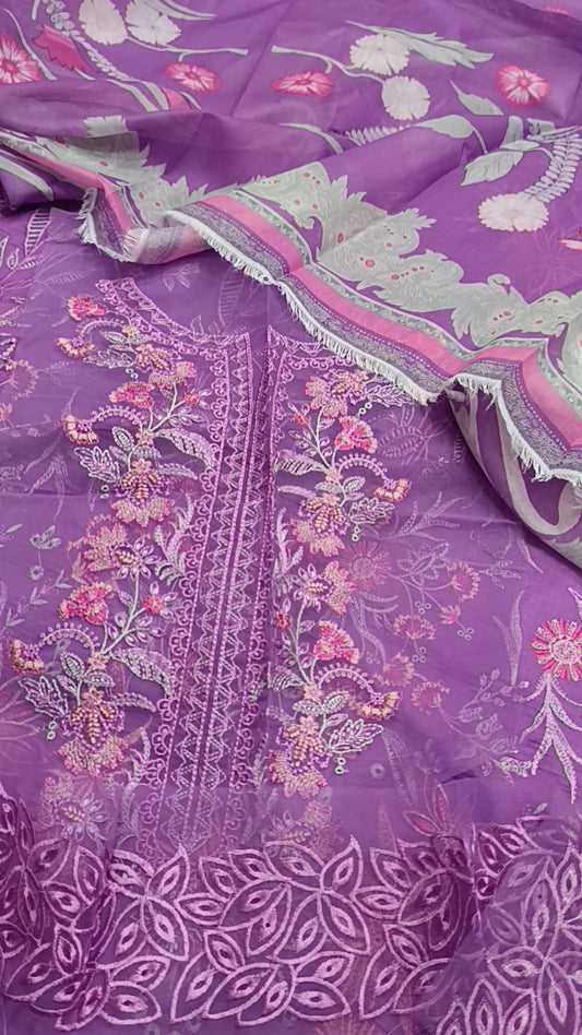 3pc aaida lilac lawn