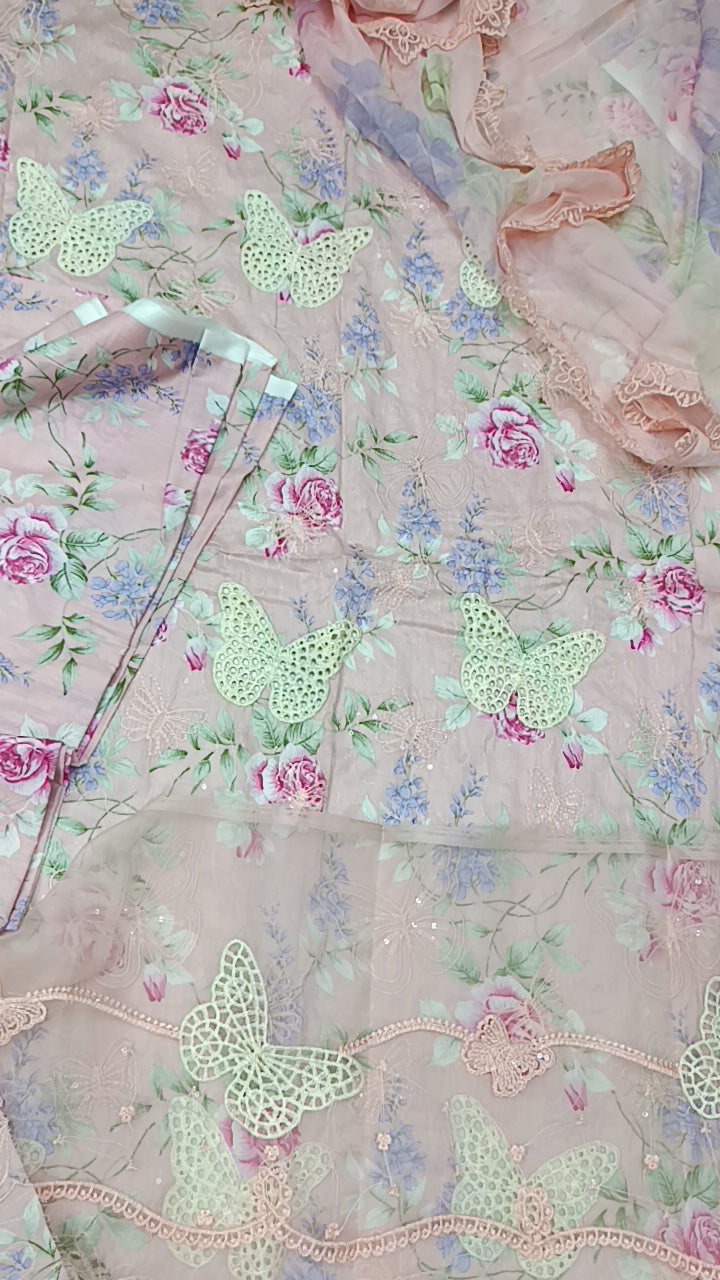 3pc pink butterfly sale
