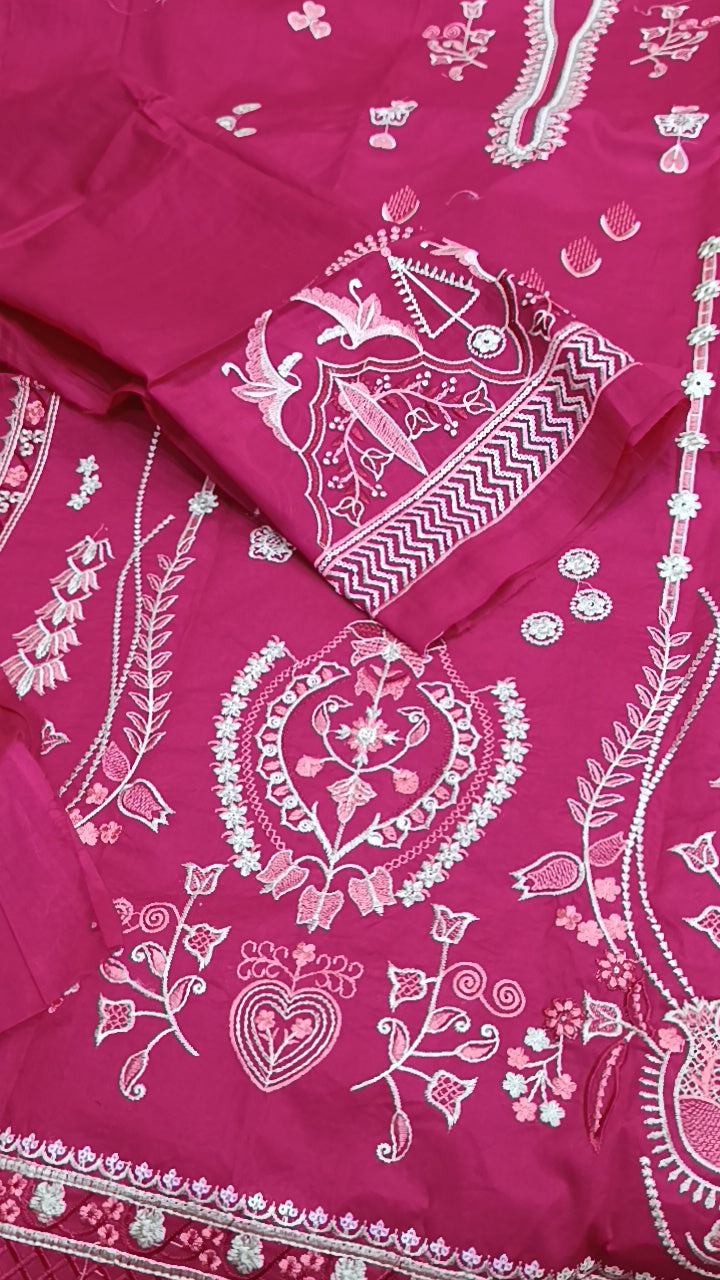 2pc zarqash pink lawn