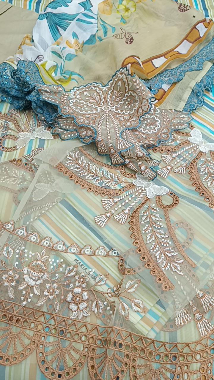 3pc candy sea green lawn