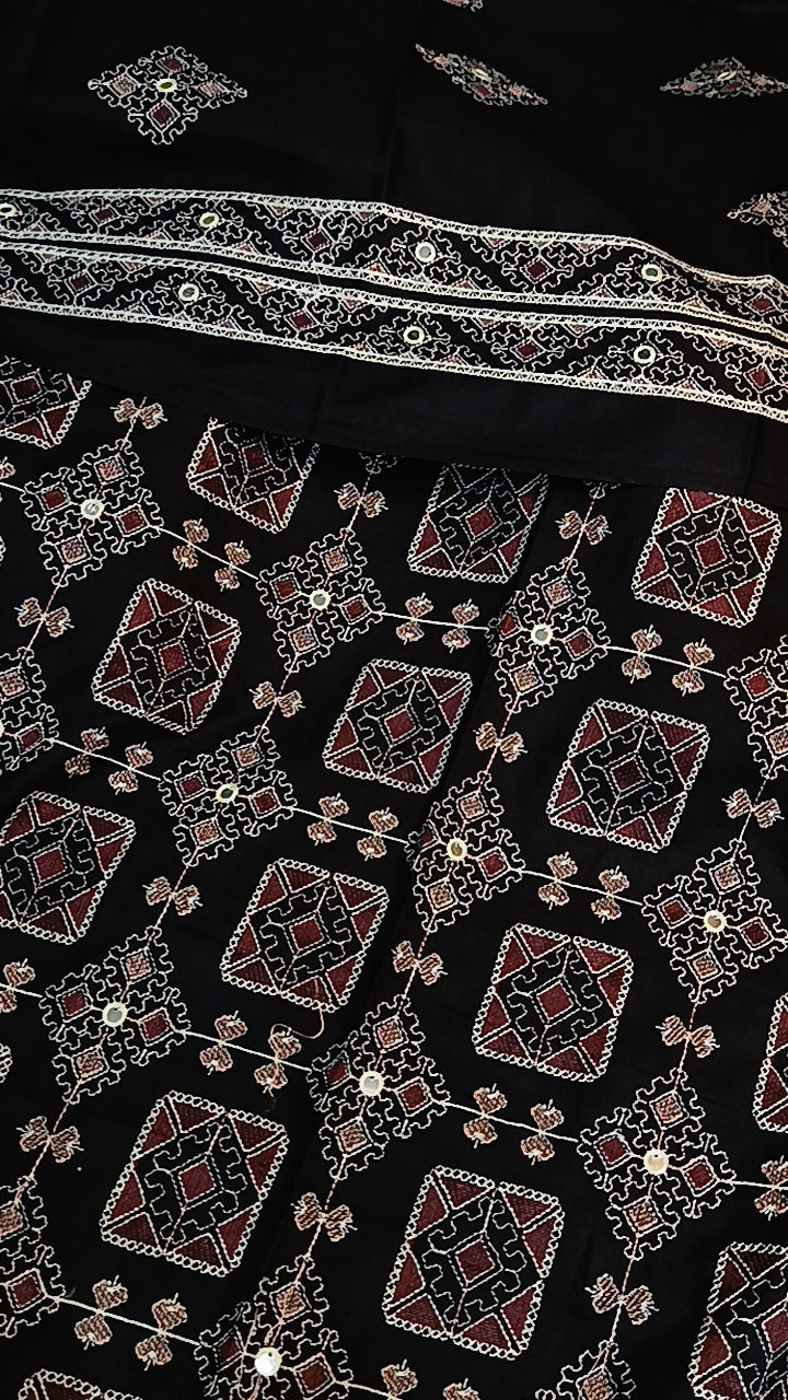 3pc dhankh Elaria black