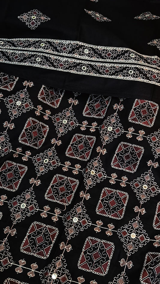 3pc dhankh Elaria black