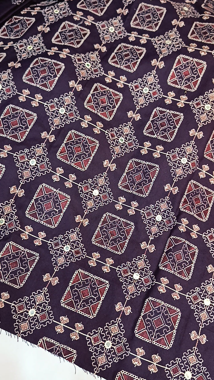 3pc seinnnna purple dhankh