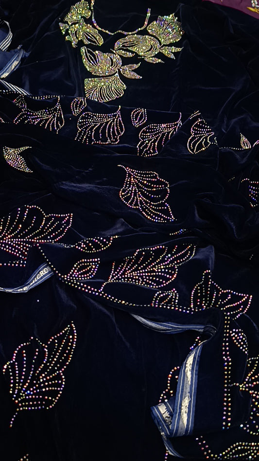 3pc velvet prismm blue