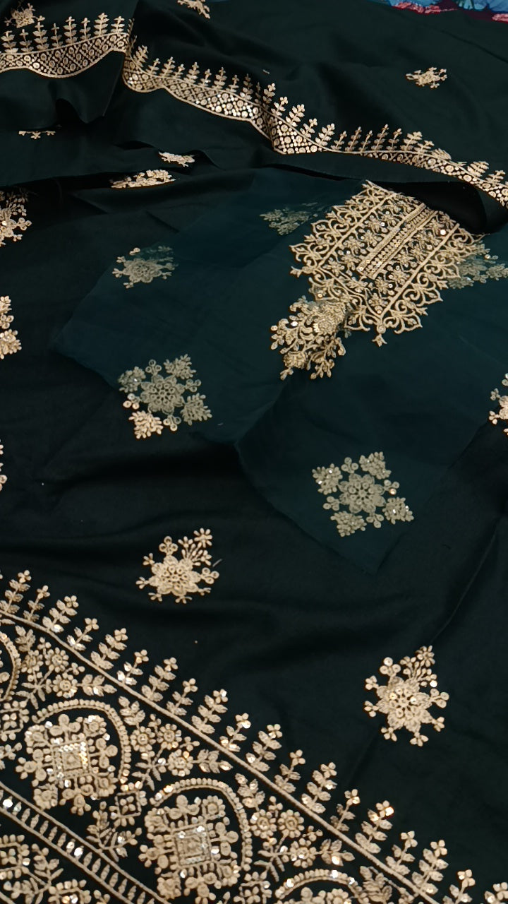 3pc dhankh opus green