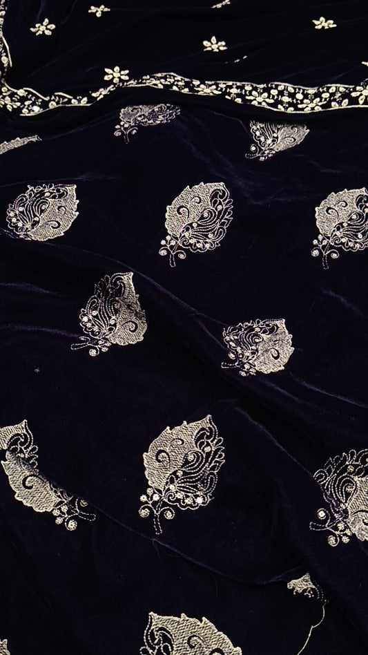 3pc occasion velvet 9000 purple