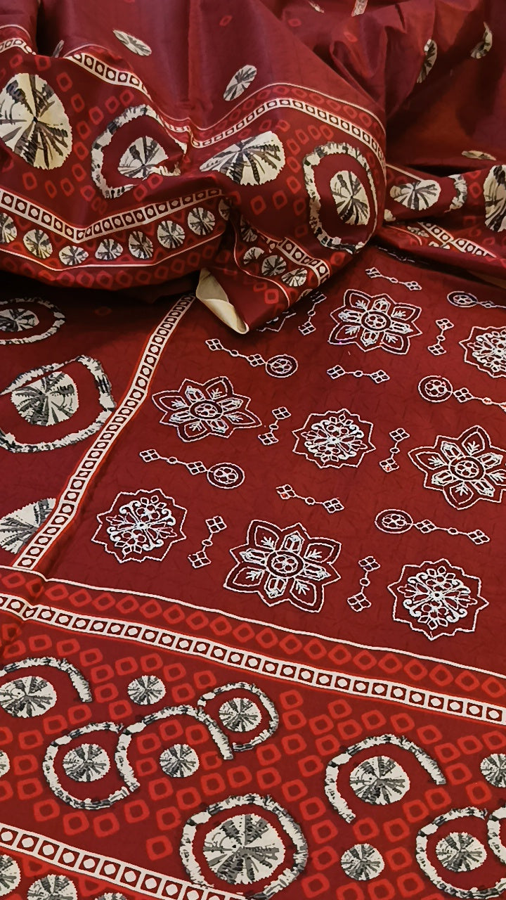 3pc Glory leien duppta red