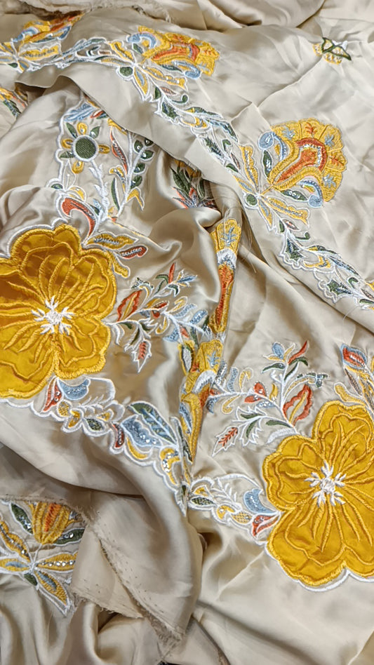 2pc skin applic yellow silk