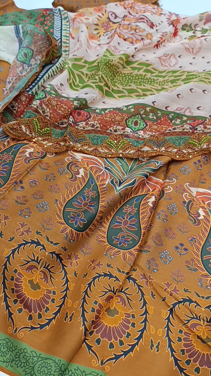 3pc mahira rust fundraiser lawn