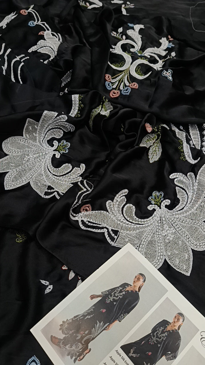 2pc fluxelle black silk
