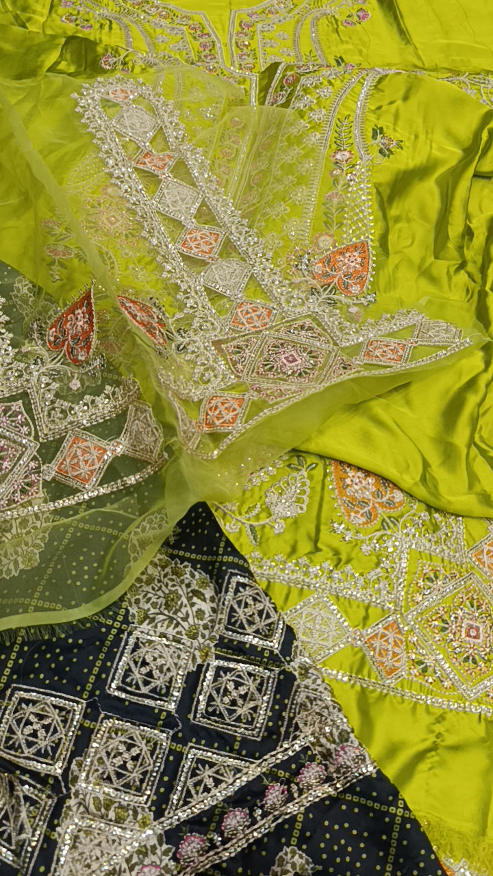 2pc dream pistachio silk