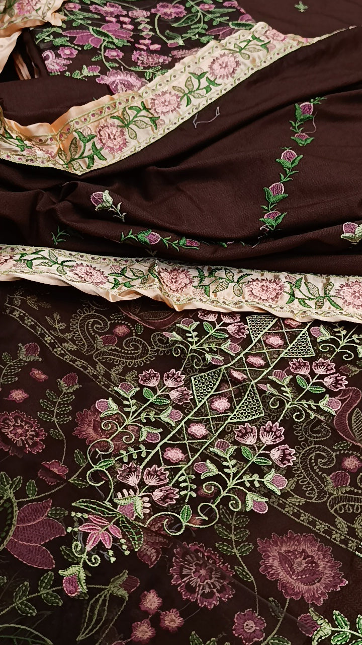 3pc brown Mahira dhankh cross