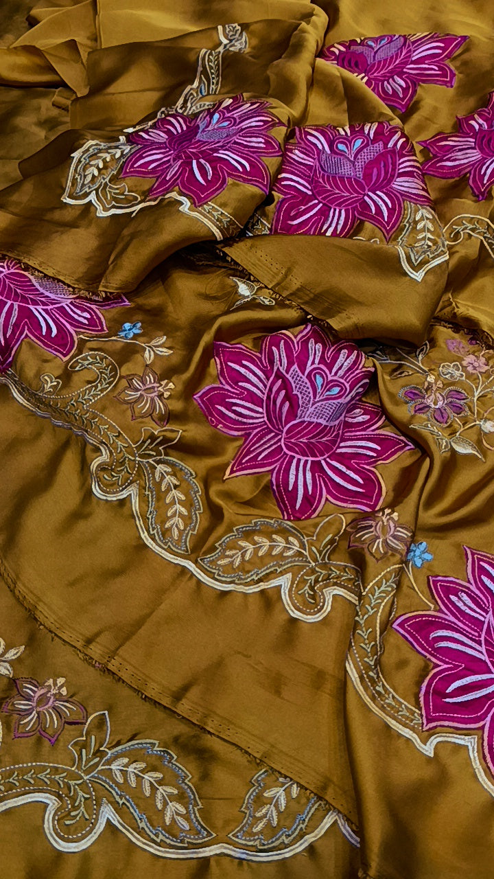 2pc mustard Celestia silk
