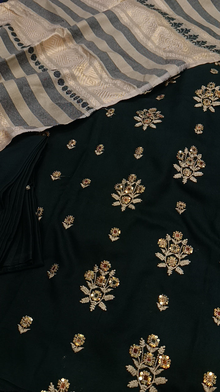 3pc blub green dhankh