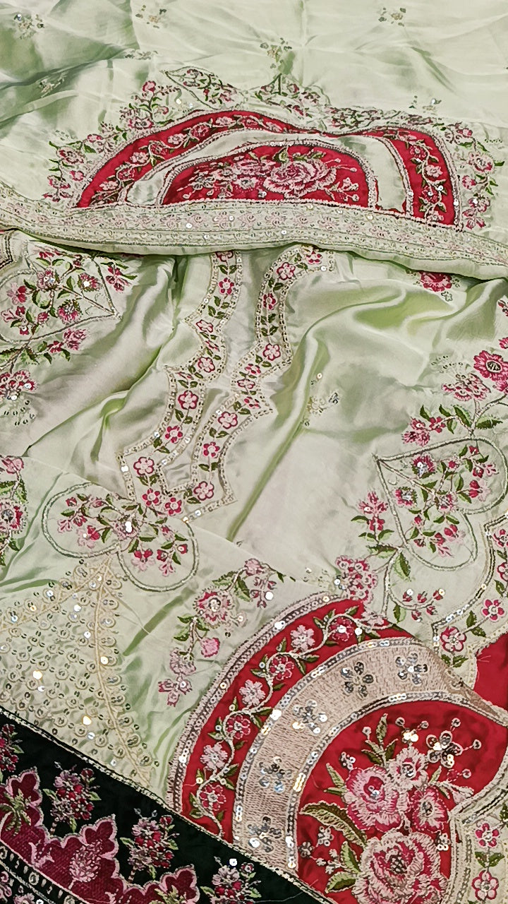 2pc pista Rustam e sorab silk
