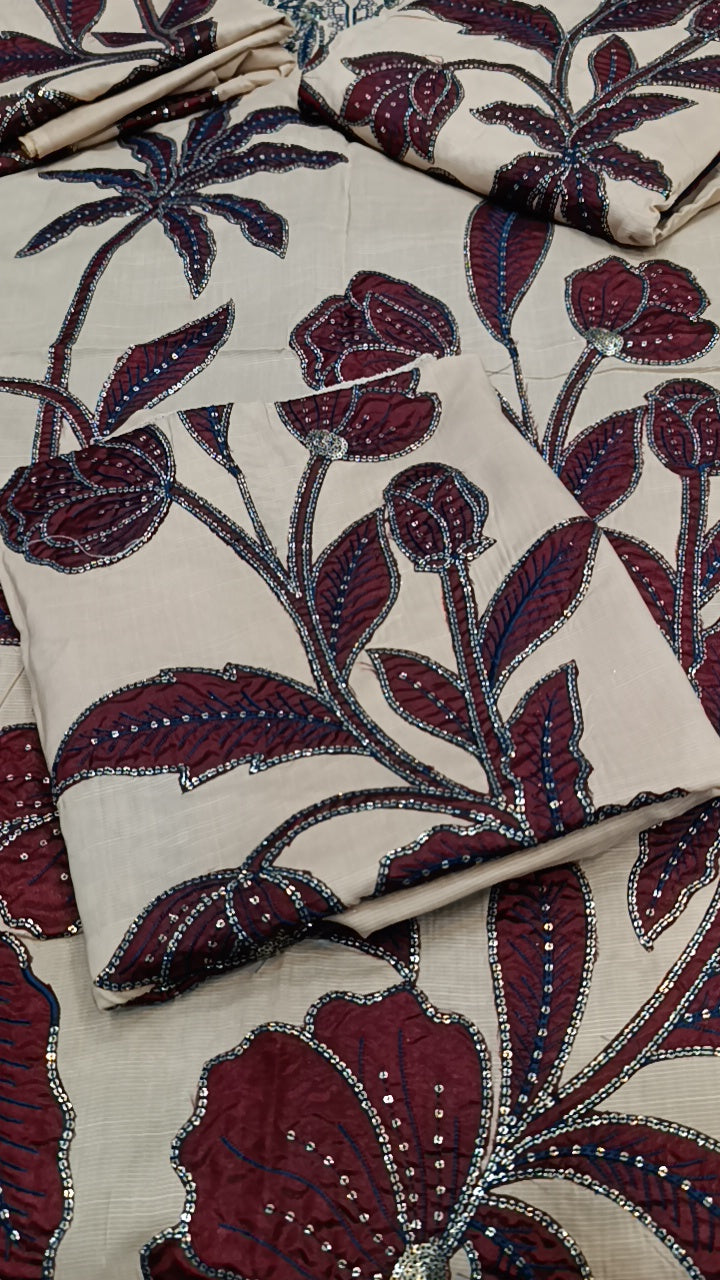 3pc kalash dearest   slub viscose winter