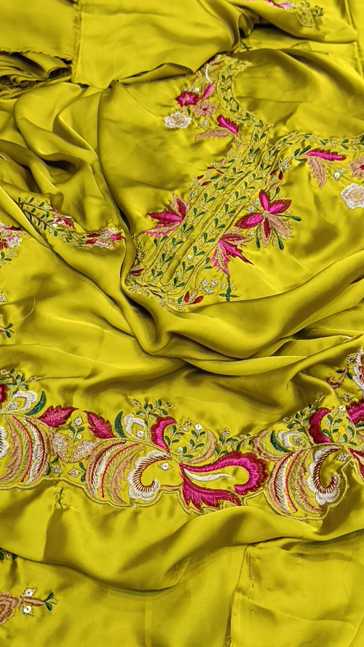 2pc Dhani auraaa  multi silk