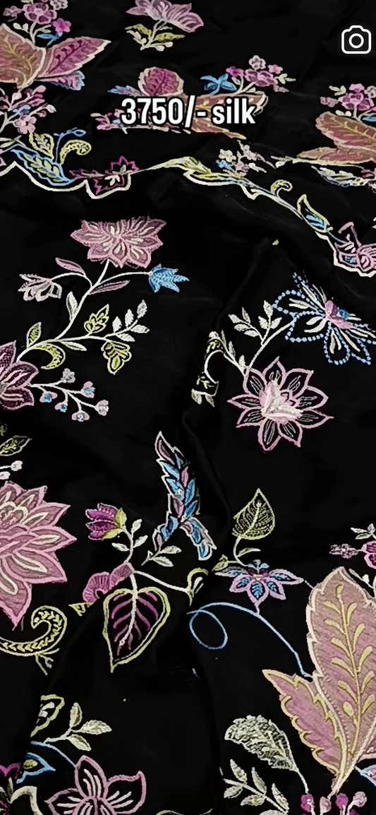 2pc celestia black silk