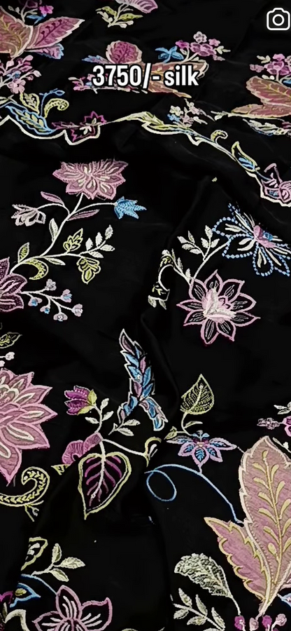 2pc celestia black silk