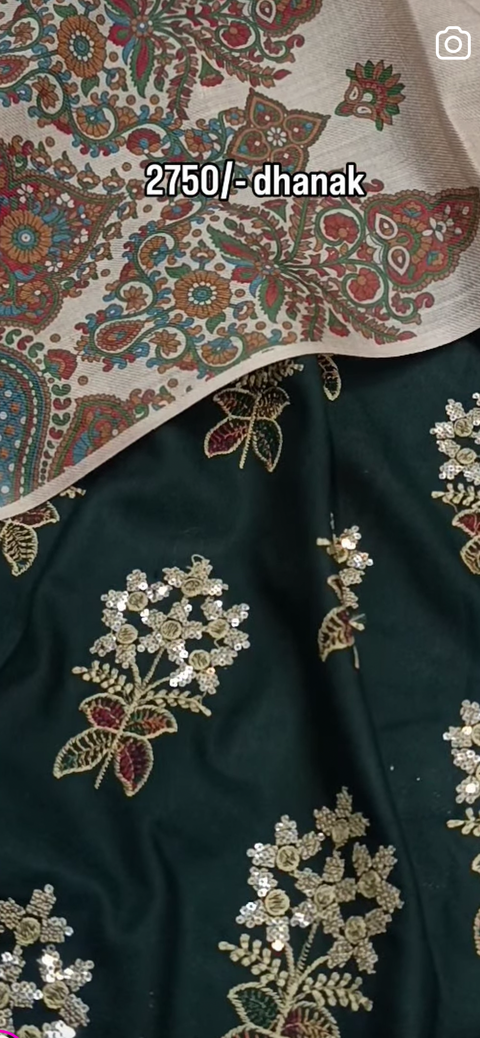 3pc Mayle green dhankh