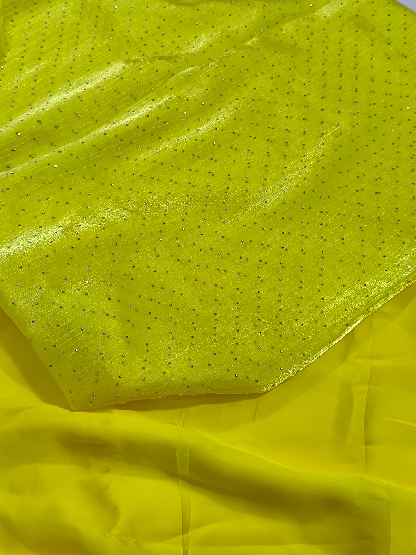 Luxury 3PC Fancy LIME YELLOW MUKESH
