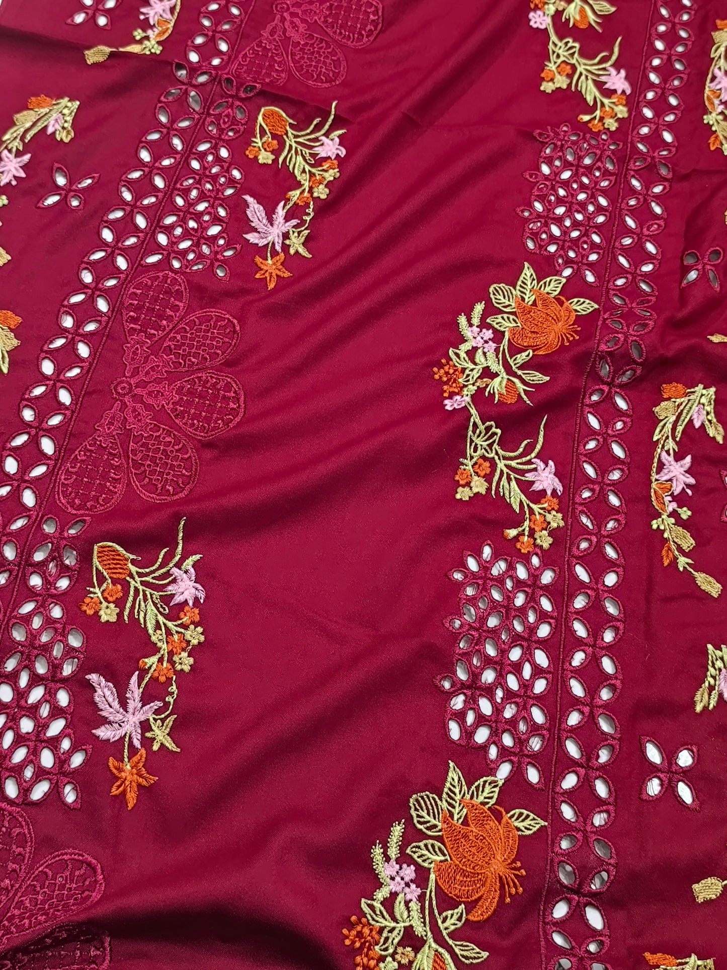 2PC Dhanak Winter Dress 2PCBATIKMAROON