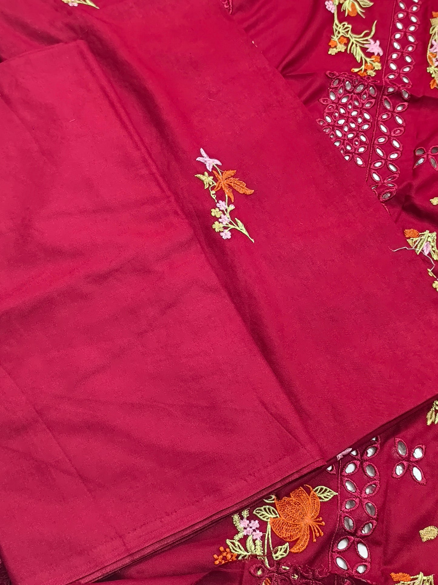 2PC Dhanak Winter Dress 2PCBATIKMAROON