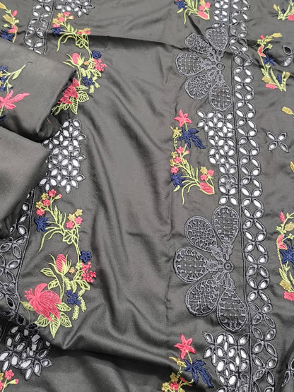 2PC Dhanak Winter Dress 2PCBATIKGREY