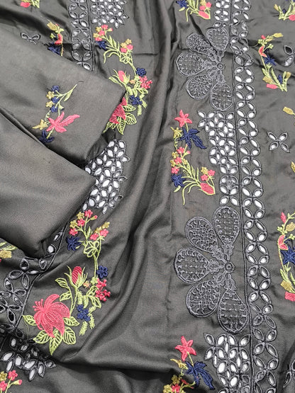 2PC Dhanak Winter Dress 2PCBATIKGREY