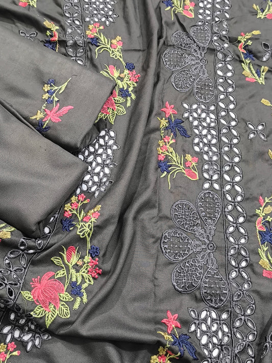 2PC Dhanak Winter Dress 2PCBATIKGREY
