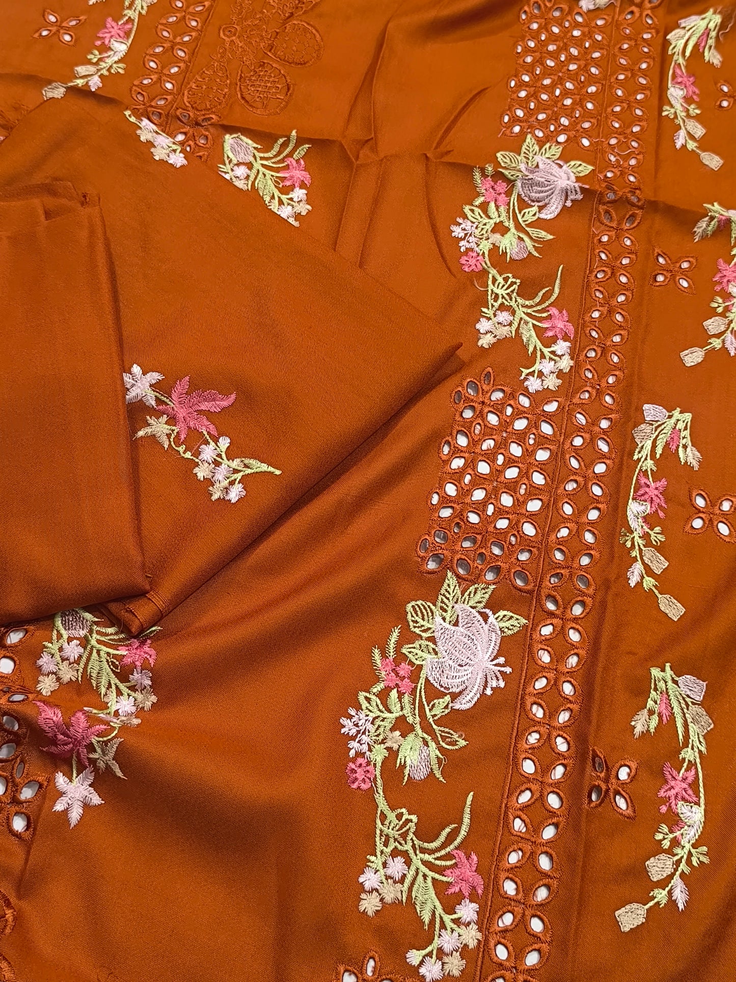 2PC Dhanak Winter Dress  W2PCBATIKRUST