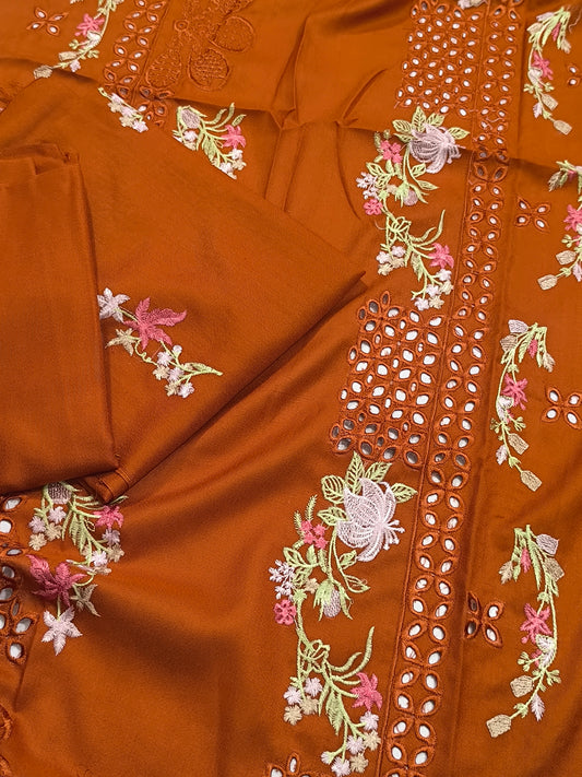 2PC Dhanak Winter Dress  W2PCBATIKRUST
