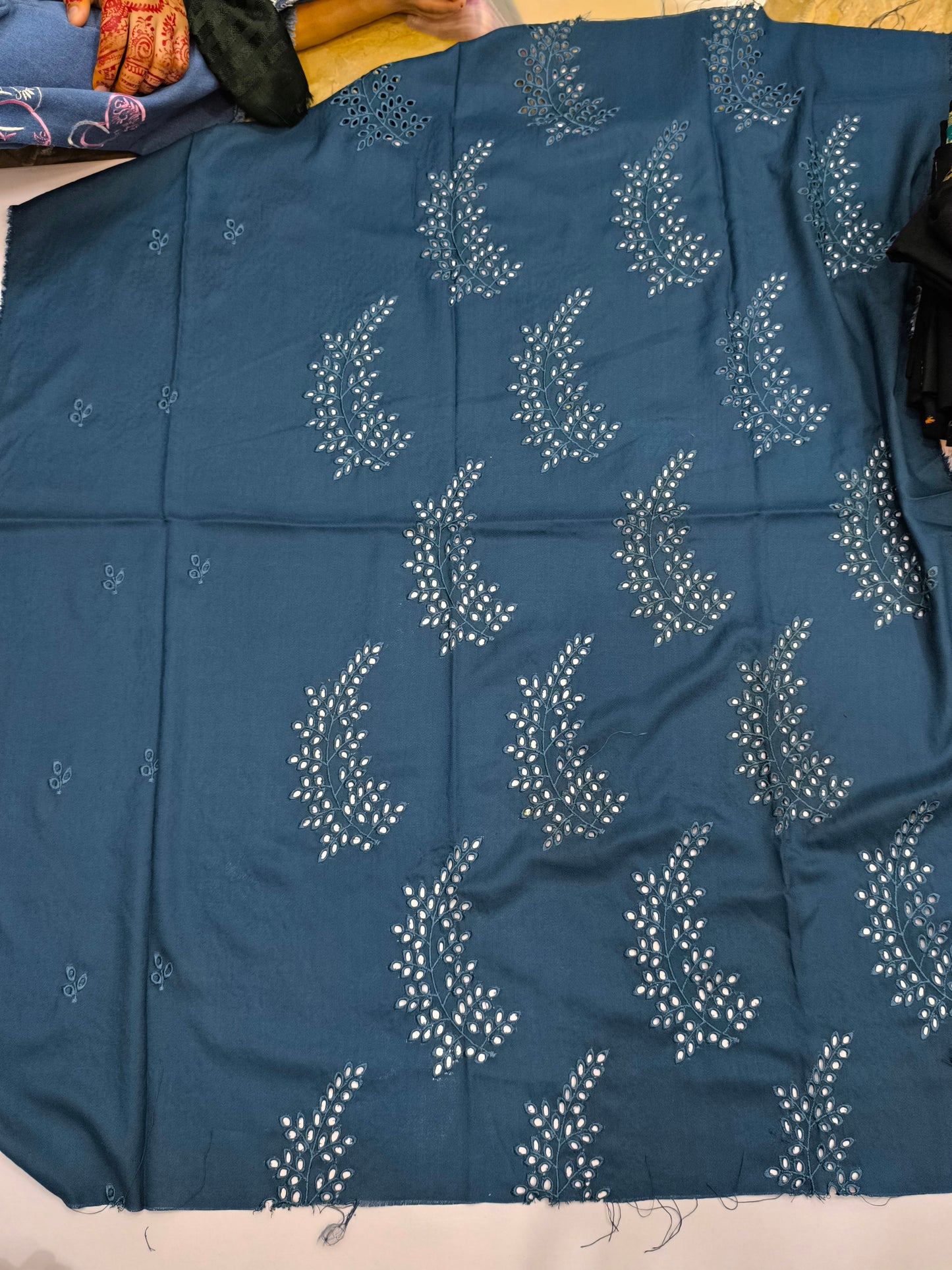 2PC Heavy Embroidered CHIKEKEN KARI PATTI ZINK 11H