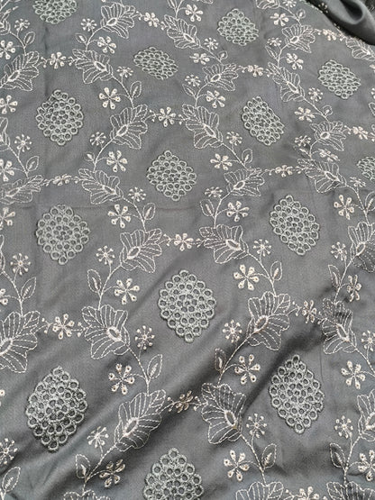 2PC Heavy Embroidered Suit for Women | Side Sleeves | PISTACHOSHABAREEZE