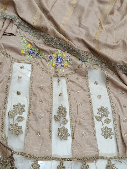 3PC LUXURY  WOOL SKIN MARIA B MIYAN