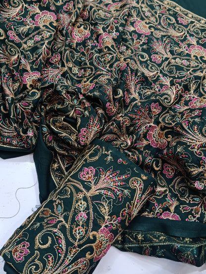 3pc bareeze parda green