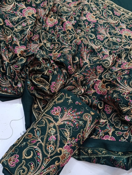 3pc bareeze parda green