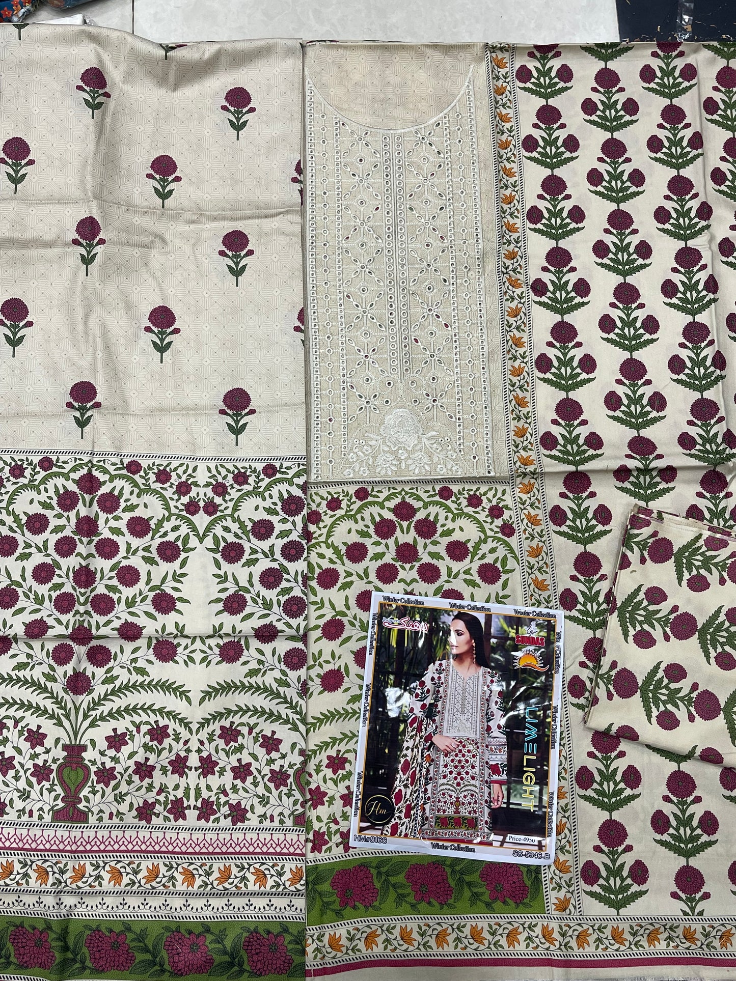 3pc dhanak chikenkari under 2850 skin maria b
