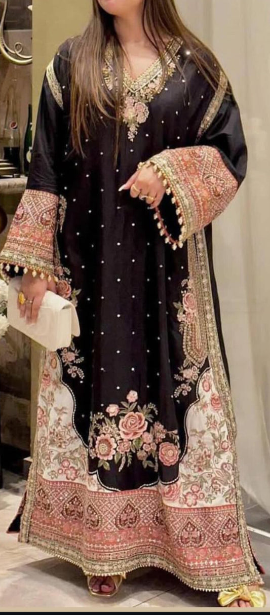 3pc Silk kaftan ethnic