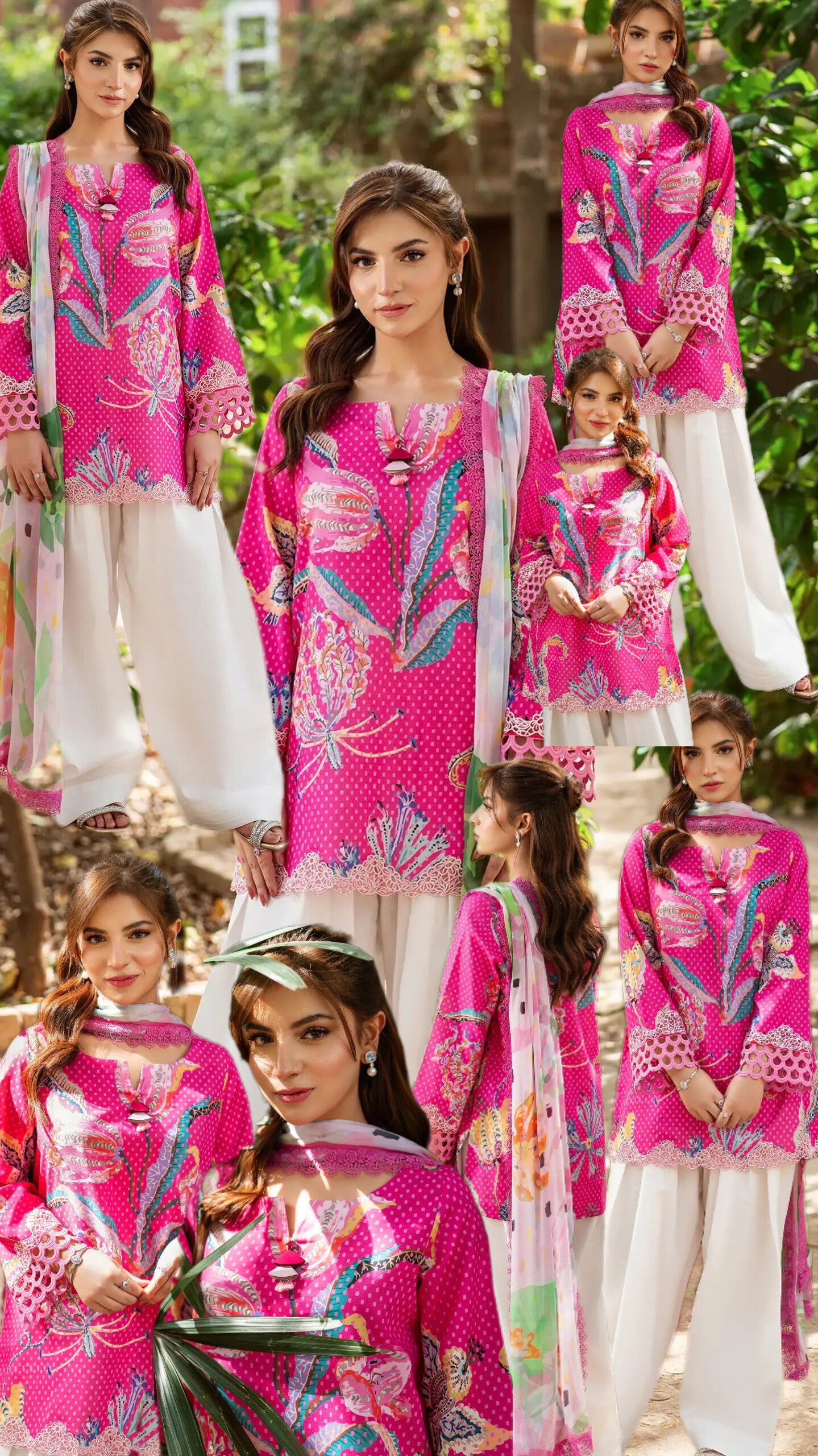 3pc Dananeer pink