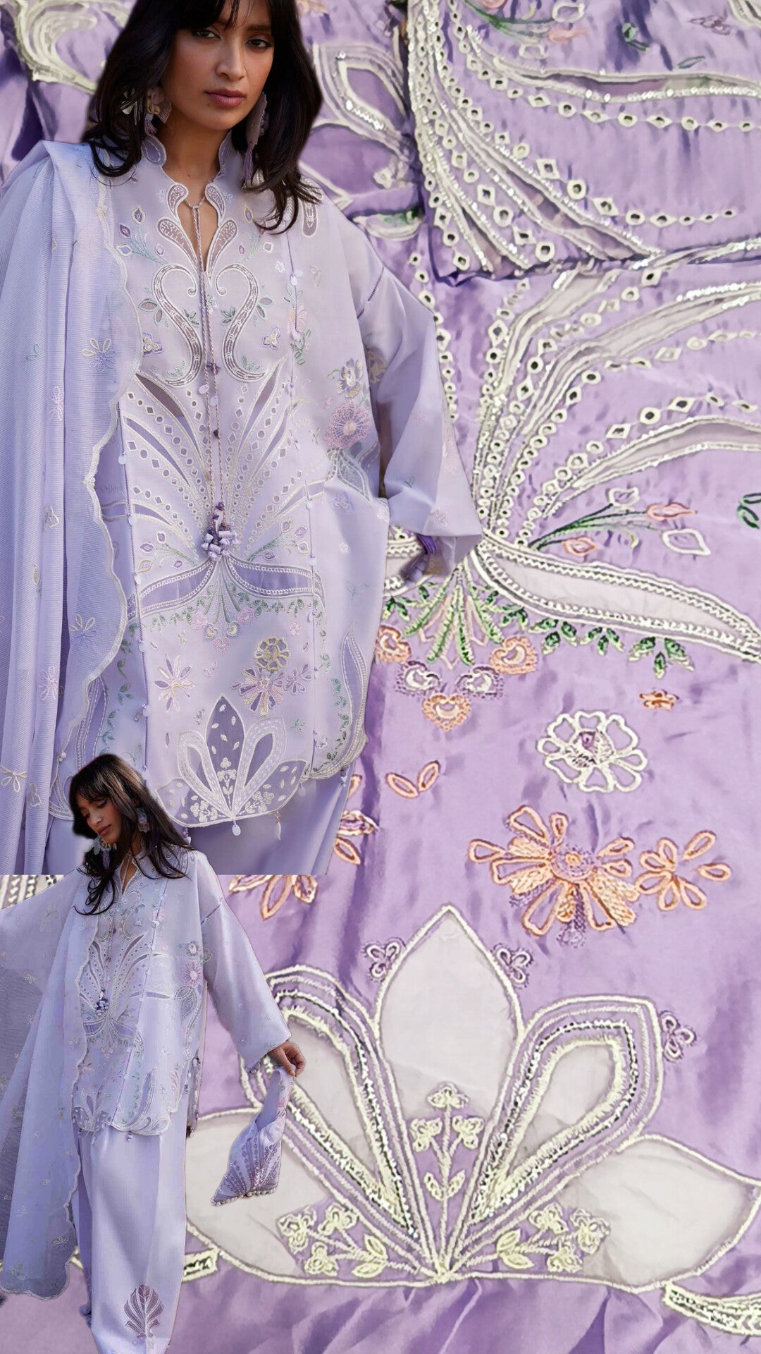 2pc zaha lylic spring silk