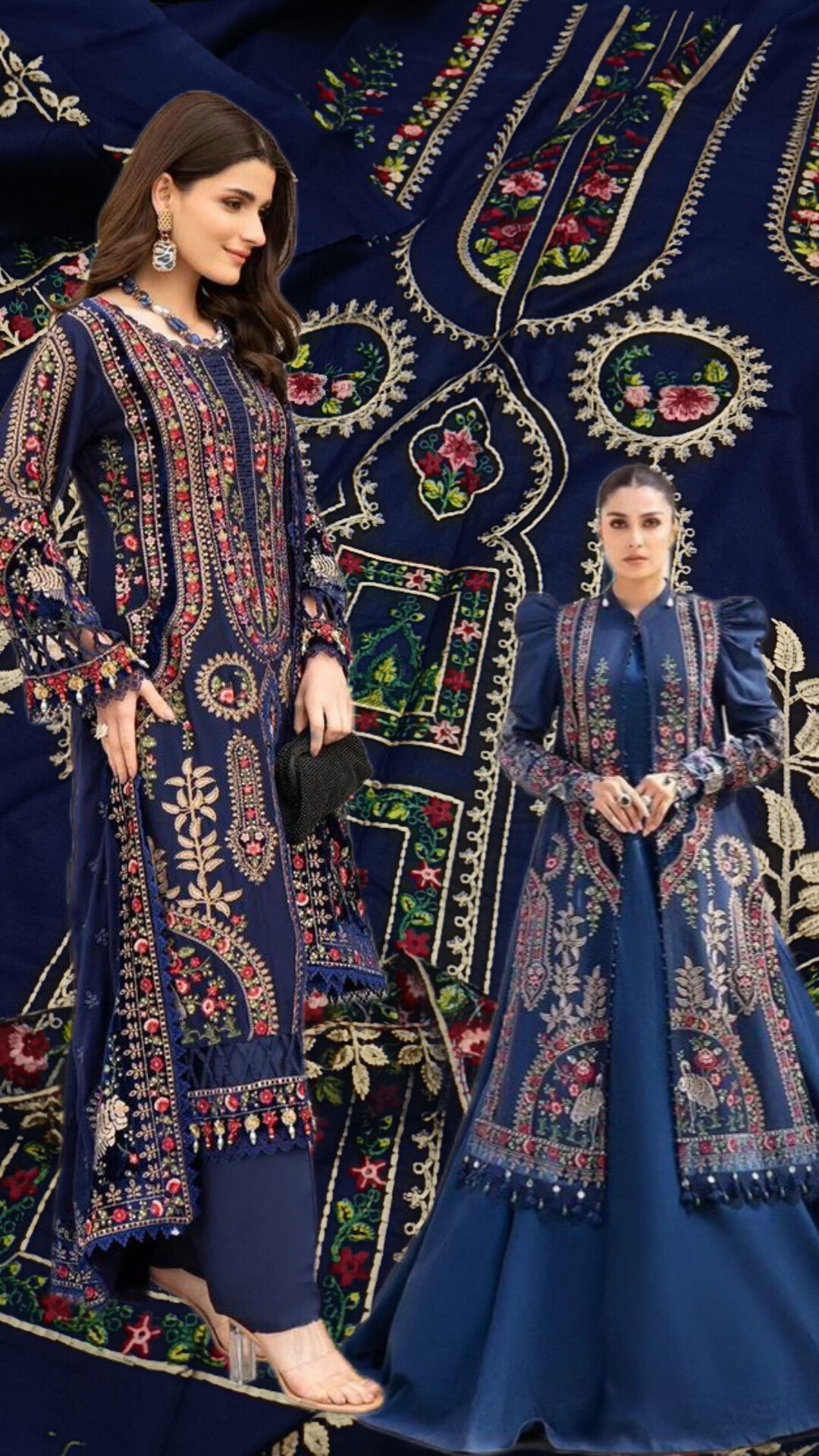 3pc ayzah khan zink dhnakh