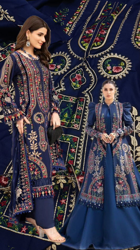 3pc ayzah khan zink dhnakh