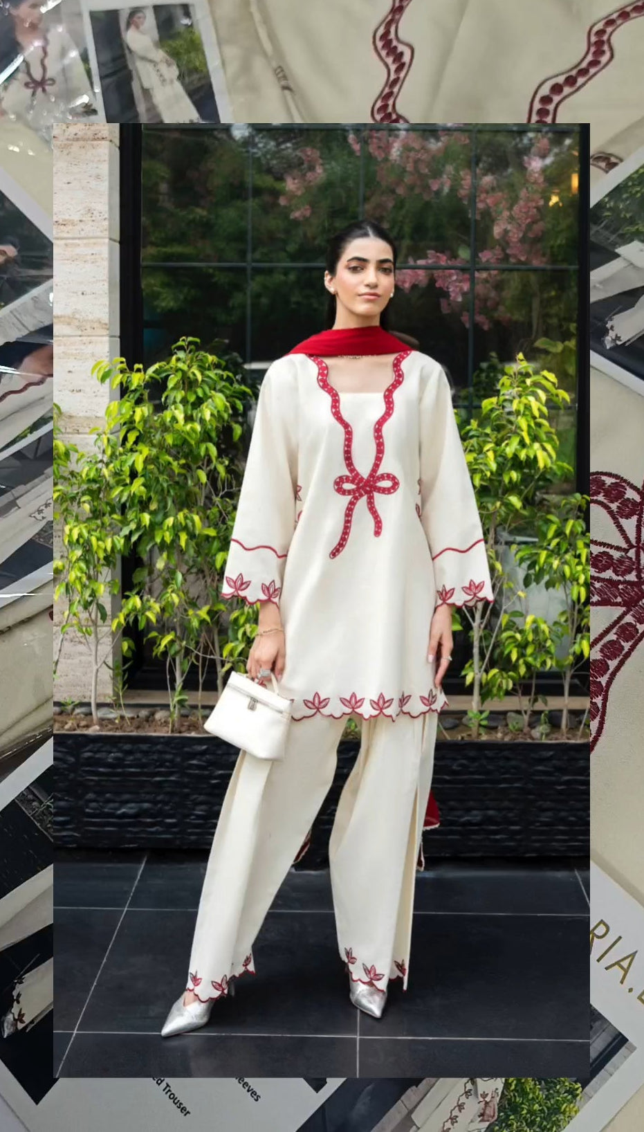 2pc Alamgir white