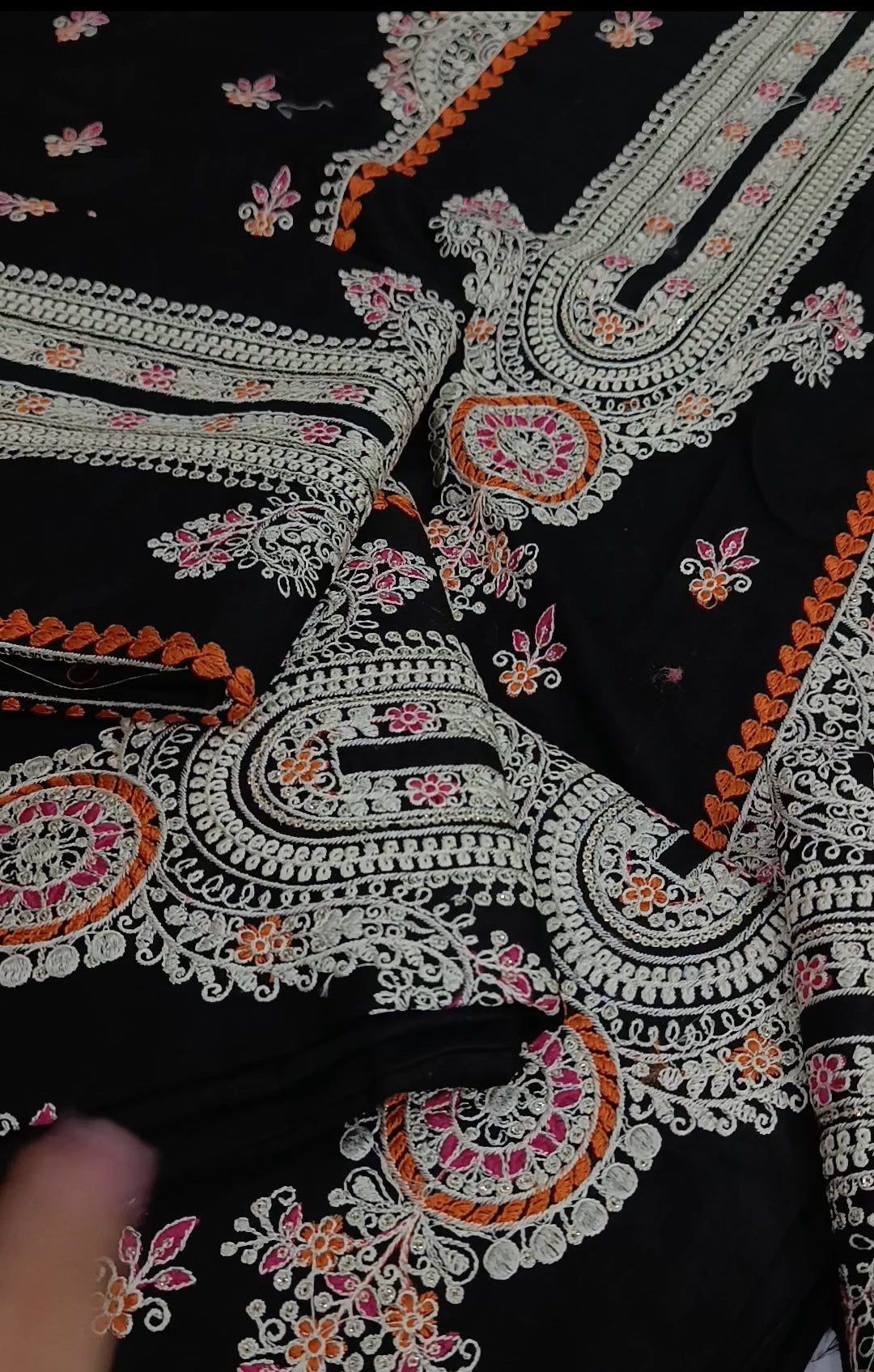 2pc Raha black Lawn