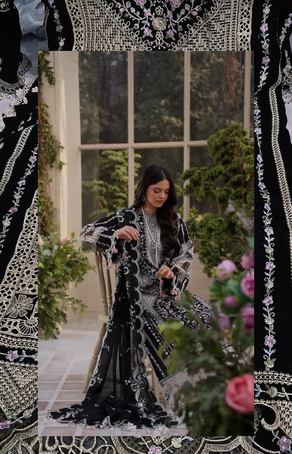 3pc Bin ilyas Black lawn