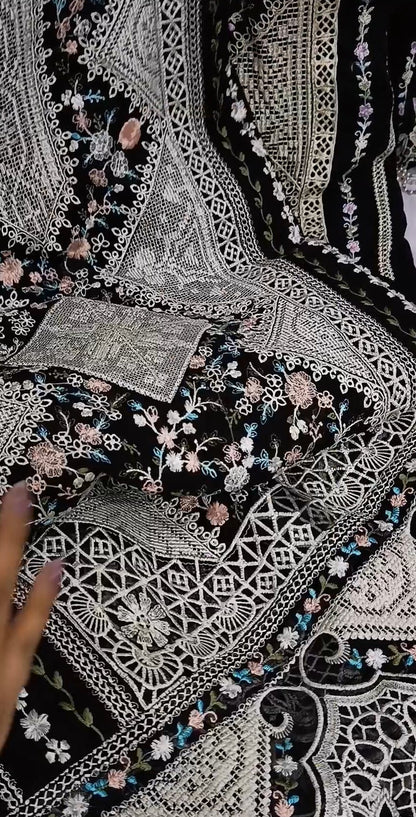 3pc Bin ilyas Black lawn